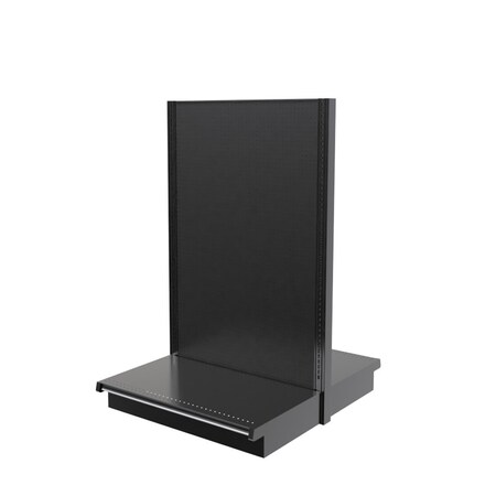 Lozier Gondola Island Display Starter, Black 36W 60H 22D P362T-ST